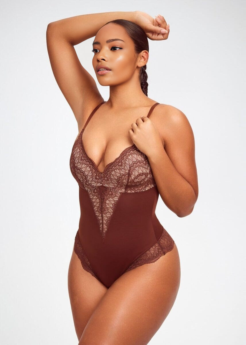 Body Gainant String en Dentelle - Priscilla ™